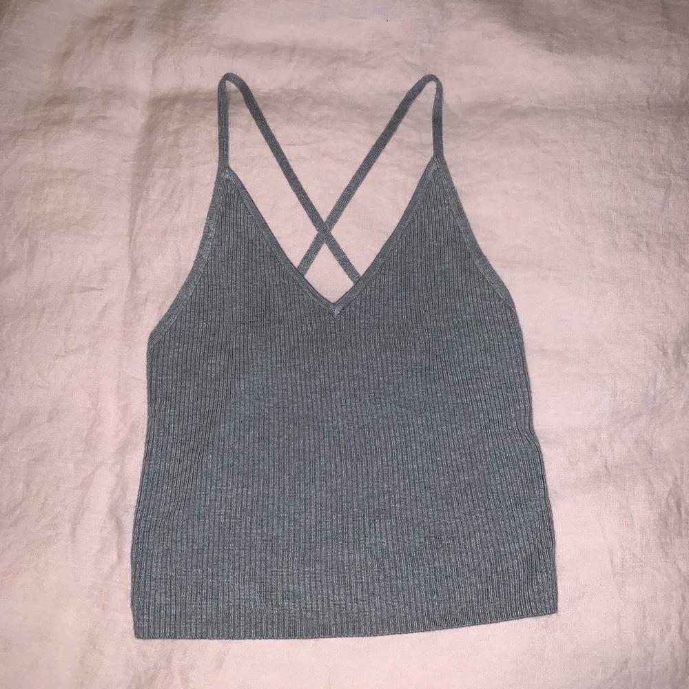 Ribbed Crop Tank